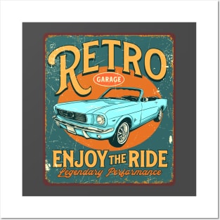 Retro Garage Posters and Art